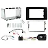 Connects2 Retrofit Car Stereo 2DIN Fitting Kit - Commercial Vans - Renault - Nissan - Vauxhall - CTKRT19