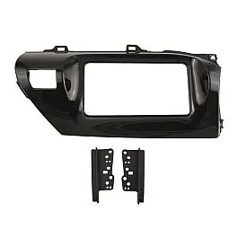Connects2 Retrofit Car Stereo Fascia Kit (Black) Toyota Hilux 2015-2020 - CT23TY97