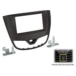 CT23VX63 Car Stereo Fascia Kit Opel - Viva - Karl - (Matt Black) - 2015-2019
