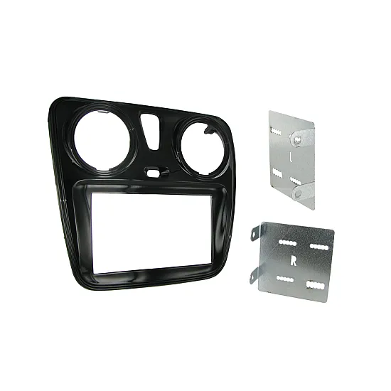 Connects2 Double DIN Stereo Fascia Plate For Dacia - CT23DC05 Connects2 Double DIN Stereo Fascia Plate For Dacia - CT23DC05