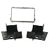 Connects2 Double DIN Stereo Fascia Plate For Hyundai - CT23HY16