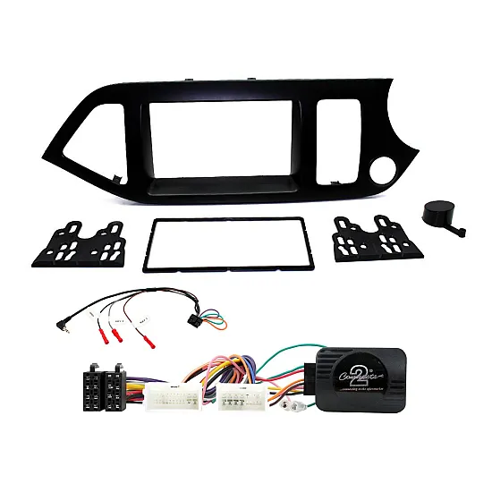 Connects2 Car Stereo Fitting Kit Double DIN Facia Radio Installation For KIA - CTKKI25