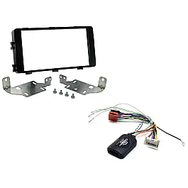 Connects2 Car Stereo Fitting Kit Double DIN Facia Radio Installation For Mitsubishi -  CTKMT11