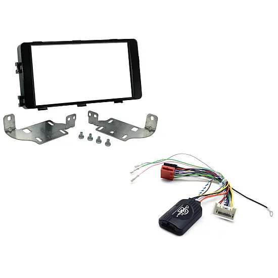 Connects2 Car Stereo Fitting Kit Double DIN Facia Radio Installation For Mitsubishi -  CTKMT11