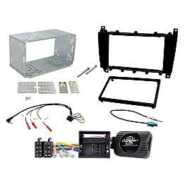 Connects2 Car Stereo Fitting Kit Double DIN Facia Radio Installation For Mercedes - CTKMB01