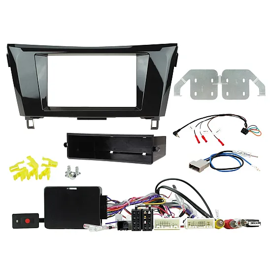 Car Stereo Fitting Kit - Nissan - Qashqai & Rogue - 360 Degree Camera Retention Car Stereo Fitting Kit - Nissan - Qashqai & Rogue - 360 Degree Camera Retention