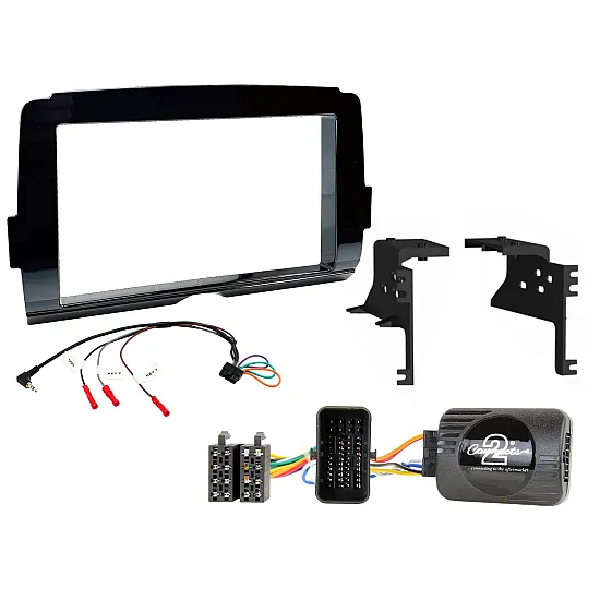CTKHA02 Harley Davidson Street Glide Aftermarket Motorcycle Stereo Fitting Kit - 2DIN CTKHA02 Harley Davidson Street Glide Aftermarket Motorcycle Stereo Fitting Kit - 2DIN