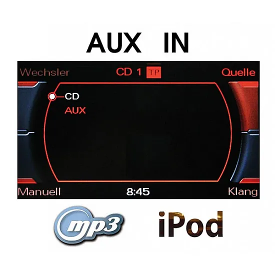 36664 Audi Concert/Symphony Retrofit AUX-IN Radio 36664 Audi Concert/Symphony Retrofit AUX-IN Radio