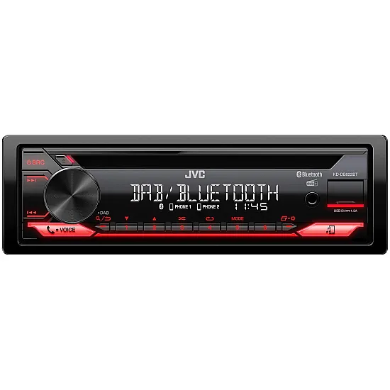JVC KD-DB622BT Car Stereo Digital Media Receiver & CD Player - DAB+ Bluetooth & USB/AUX Input