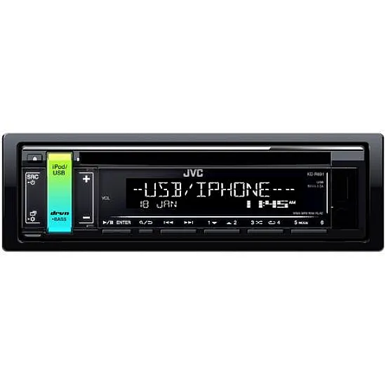 JVC KD-R691 Car Stereo Receiver & CD Player - USB/AUX Input JVC KD-R691 Car Stereo Receiver & CD Player - USB/AUX Input