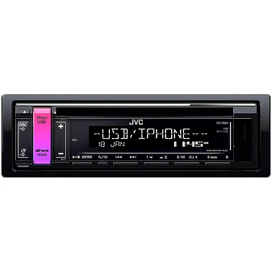 JVC KD-R691 Car Stereo Receiver & CD Player - USB/AUX Input JVC KD-R691 Car Stereo Receiver & CD Player - USB/AUX Input