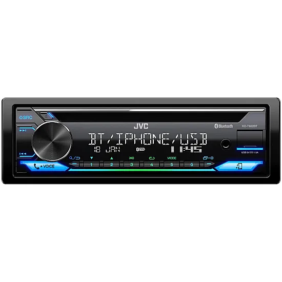 JVC KD-T922BT Car Stereo Digital Media Receiver & CD Player - Bluetooth & USB/AUX Input JVC KD-T922BT Car Stereo Digital Media Receiver & CD Player - Bluetooth & USB/AUX Input