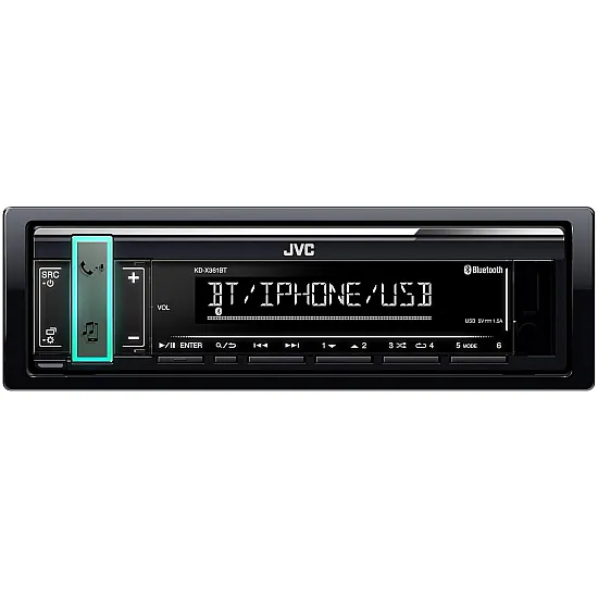 JVC KD-X361BT Car Stereo Digital Media Receiver - Bluetooth & USB/AUX Input JVC KD-X361BT Car Stereo Digital Media Receiver - Bluetooth & USB/AUX Input