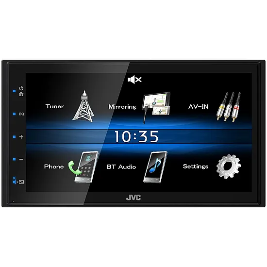 JVC KW-M25BT Car Stereo Digital A/V Touch Screen Media Receiver - Bluetooth USB AV Input