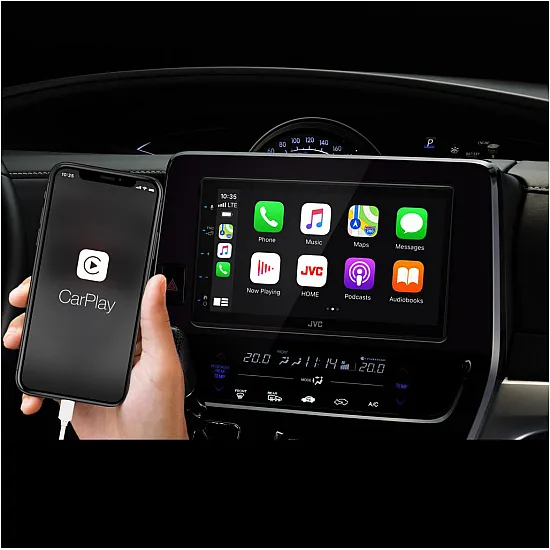 JVC KW-M565DBT Touch Screen Car Stereo - DAB+ Apple Carplay Android Auto Bluetooth USB AV Input JVC KW-M565DBT Touch Screen Car Stereo - DAB+ Apple Carplay Android Auto Bluetooth USB AV Input