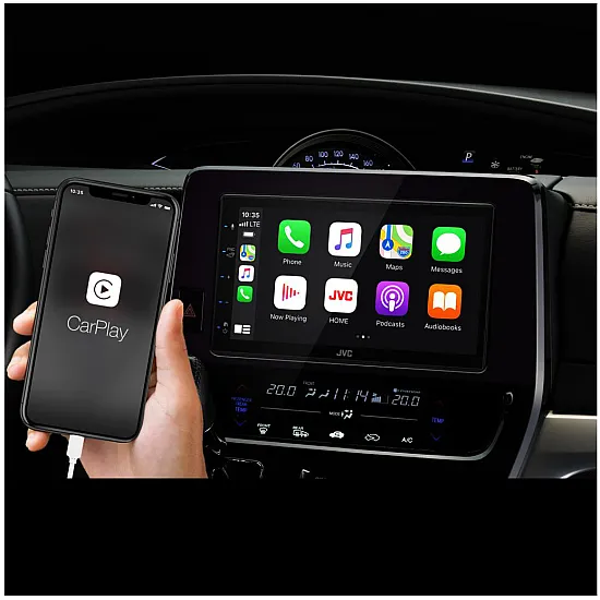 JVC KW-M560BT Car Stereo - Apple Carplay Android Auto Bluetooth USB AV Input JVC KW-M560BT Car Stereo - Apple Carplay Android Auto Bluetooth USB AV Input