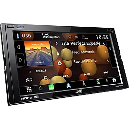 JVC KW-M875DBW 2DIN Mechless Car Stereo Wireless Apple CarPlay Android Auto Bluetooth DAB+