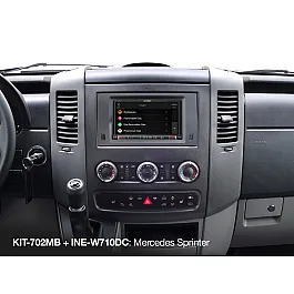 Alpine KIT-702MB 7-inch Installation Kit with CAN Interface for Mercedes