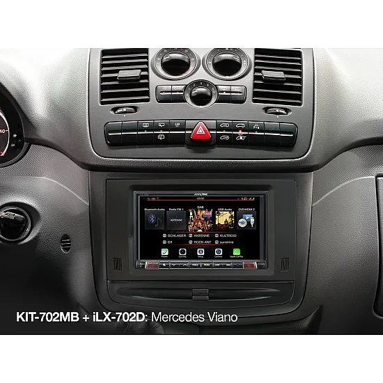 Alpine KIT-702MB 7-inch Installation Kit with CAN Interface for Mercedes Alpine KIT-702MB 7-inch Installation Kit with CAN Interface for Mercedes