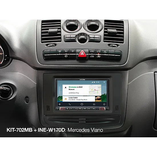 Alpine KIT-702MB 7-inch Installation Kit with CAN Interface for Mercedes Alpine KIT-702MB 7-inch Installation Kit with CAN Interface for Mercedes