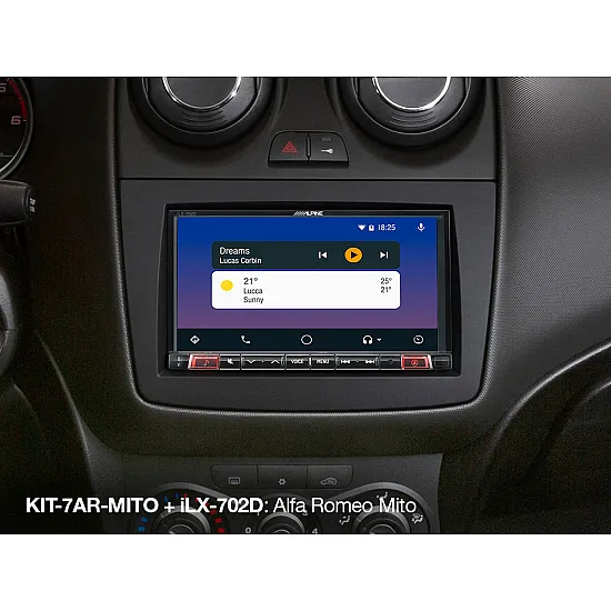 Alpine KIT-7AR-MITO 7-inch installation Kit for Alfa Romeo Mito (955)