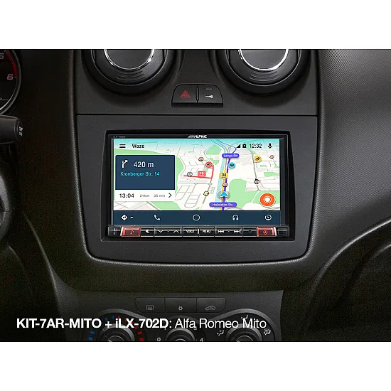 Alpine KIT-7AR-MITO 7-inch installation Kit for Alfa Romeo Mito (955)