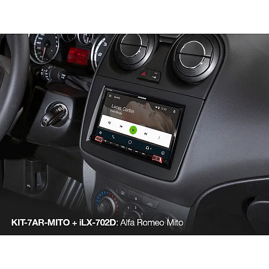 Alpine KIT-7AR-MITO 7-inch installation Kit for Alfa Romeo Mito (955)