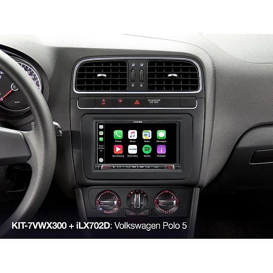 Alpine KIT-7VWX300 7” Installation Kit for Volkswagen platforms (MIB-PQ/Golf VI - Seat, Skoda and VW) Alpine KIT-7VWX300 7” Installation Kit for Volkswagen platforms (MIB-PQ/Golf VI - Seat, Skoda and VW)