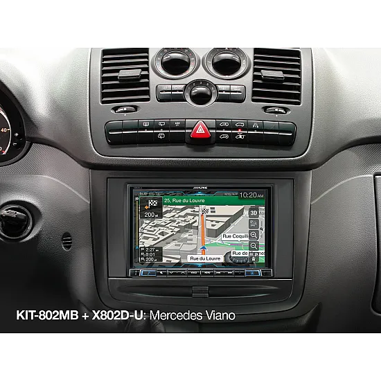 Alpine Installation Kit with CAN Interface and Steering Wheel Remote Control Interface for Mercedes - KIT-802MB Alpine Installation Kit with CAN Interface and Steering Wheel Remote Control Interface for Mercedes - KIT-802MB