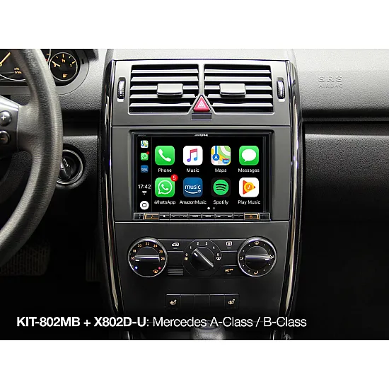 Alpine Installation Kit with CAN Interface and Steering Wheel Remote Control Interface for Mercedes - KIT-802MB Alpine Installation Kit with CAN Interface and Steering Wheel Remote Control Interface for Mercedes - KIT-802MB