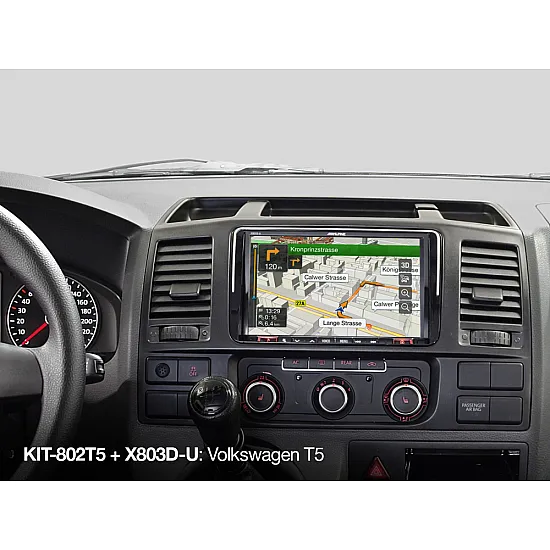 Alpine KIT-802T5 8 inch Installation Kit for Volkswagen T5 Facelift and T6 (7 H/E/J) Alpine KIT-802T5 8 inch Installation Kit for Volkswagen T5 Facelift and T6 (7 H/E/J)