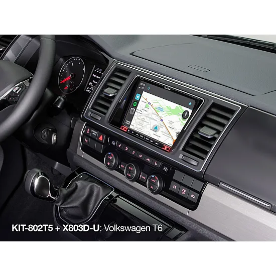 Alpine KIT-802T5 8 inch Installation Kit for Volkswagen T5 Facelift and T6 (7 H/E/J) Alpine KIT-802T5 8 inch Installation Kit for Volkswagen T5 Facelift and T6 (7 H/E/J)