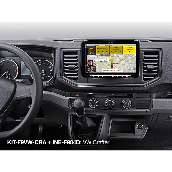 Alpine KIT-F9VW-CRA installation Kit for VW Crafter from 2017 and newer Alpine KIT-F9VW-CRA installation Kit for VW Crafter from 2017 and newer