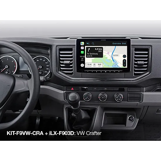 Alpine KIT-F9VW-CRA installation Kit for VW Crafter from 2017 and newer Alpine KIT-F9VW-CRA installation Kit for VW Crafter from 2017 and newer