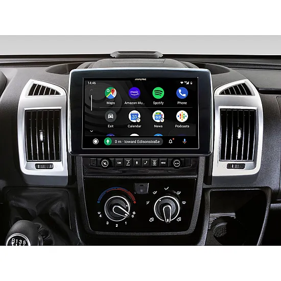 Alpine X903D-DU 9” Touch Screen Navigation for Fiat Ducato III, Citroën Jumper II and Peugeot Boxer II