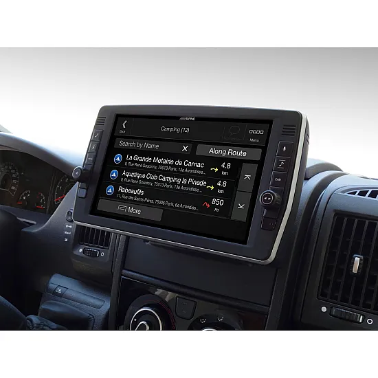Alpine X903D-DU2 9” Touch Screen Navigation with Swivel Display for Fiat Ducato III, Citroën Jumper II and Peugeot Boxer II