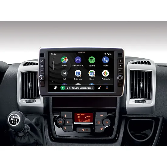 Alpine X903D-DU2 9” Touch Screen Navigation with Swivel Display for Fiat Ducato III, Citroën Jumper II and Peugeot Boxer II