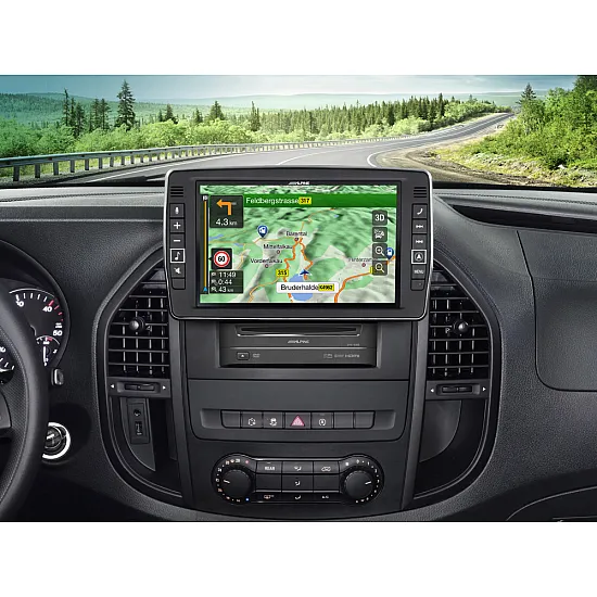 Alpine X903D-V447 9” Touch Screen Navigation for Mercedes Vito Apple Car Play, Android Auto Alpine X903D-V447 9” Touch Screen Navigation for Mercedes Vito Apple Car Play, Android Auto