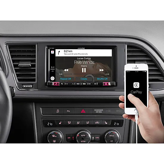Alpine iLX-702LEON Car stereo - 7 inch Screen DAB Bluetooth Carplay Android Auto Alpine iLX-702LEON Car stereo - 7 inch Screen DAB Bluetooth Carplay Android Auto