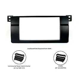Connects2 Double DIN Stereo Fascia Plate For BMW - CT23BM07