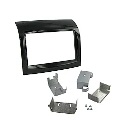 Connects2 Double DIN Stereo Gloss Black Fascia Plate For Citroen - CT23CT07