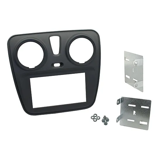 Connects2 Double DIN Stereo Fascia Plate For Dacia - CT23DC07 Connects2 Double DIN Stereo Fascia Plate For Dacia - CT23DC07