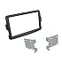 Connects2 Double DIN Stereo Grey Fascia Plate For Dacia - CT23DC08