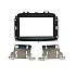 Connects2 Double DIN Stereo Fascia Plate Matt Black For Fiat - CT23FT38