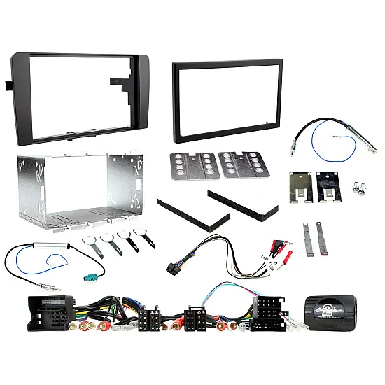 Connects2 Car Stereo Fitting Kit Double DIN Facia Radio Installation For Audi - CTKAU01 Connects2 Car Stereo Fitting Kit Double DIN Facia Radio Installation For Audi - CTKAU01