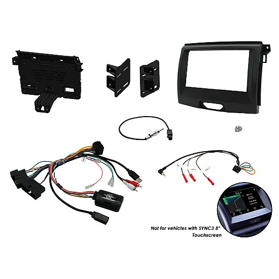 Connects2 Stereo Fitting Kit Double DIN Facia Radio Installation Ford Ranger - CTKFD65 Connects2 Stereo Fitting Kit Double DIN Facia Radio Installation Ford Ranger - CTKFD65