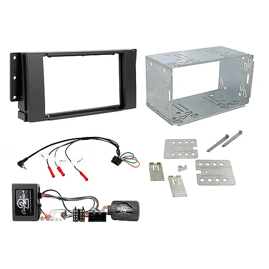Connects2 Car Stereo Fitting Kit Double DIN Facia Radio Installation For Range Rover Sport - CTKLR06