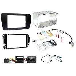 Connects2 Car Stereo Fitting Kit Double DIN Facia Radio Installation For Seat - CTKST01