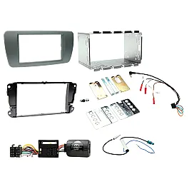 Connects2 Car Stereo Fitting Kit Double DIN Facia Radio Installation For Seat - CTKST02