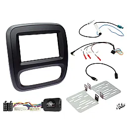 Connects2 Car Stereo Fitting Kit Double DIN Facia Radio Installation For Vauxhall - CTKVX37
